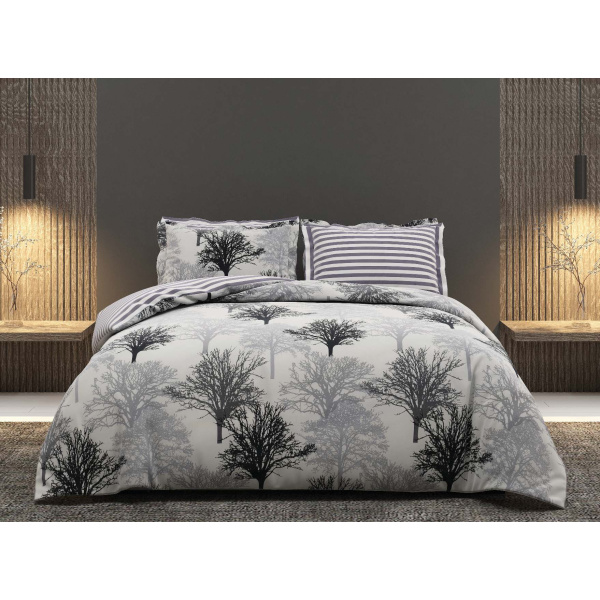 روتختی دونفره ساتین پنبه پلاس مدل Wing A کد 89 کارینا 6 تکه 