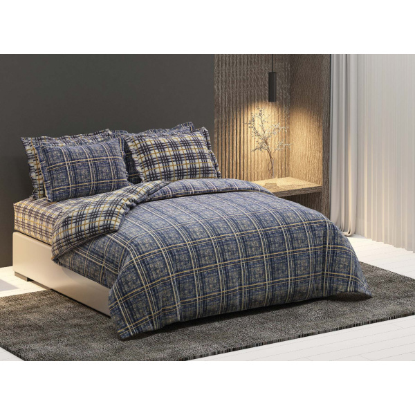 روتختی دونفره ساتین پنبه پلاس مدل Parsa A کد 110 کارینا 6 تکه 