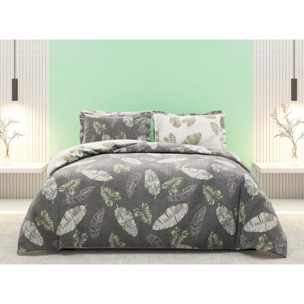 روتختی دونفره ساتین پنبه پلاس مدل Aysa  کد 124 کارینا 6 تکه 