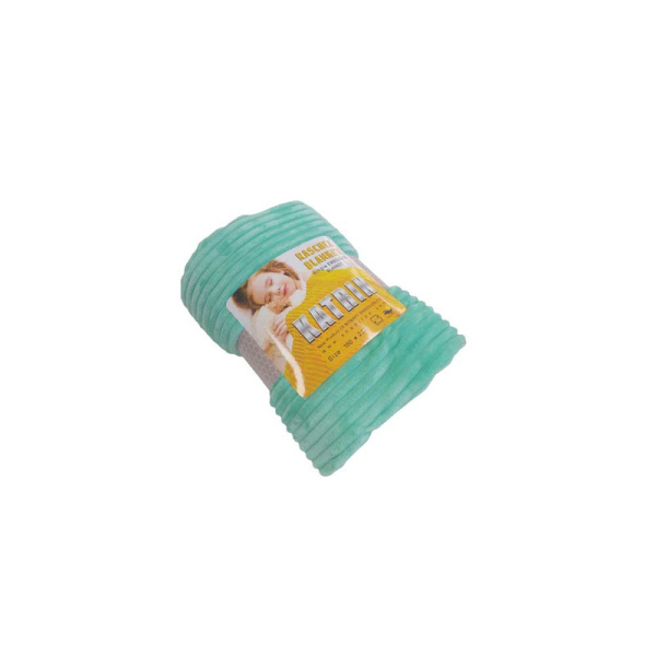 پتو مسافرتی دو نفره 200x220 شادیلون مدل کاترین کبریتی آبی