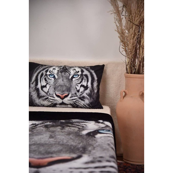  پتو طرح نوجوان با روبالشتی مدل تایگر یک نفره 220*160 سانتی متر