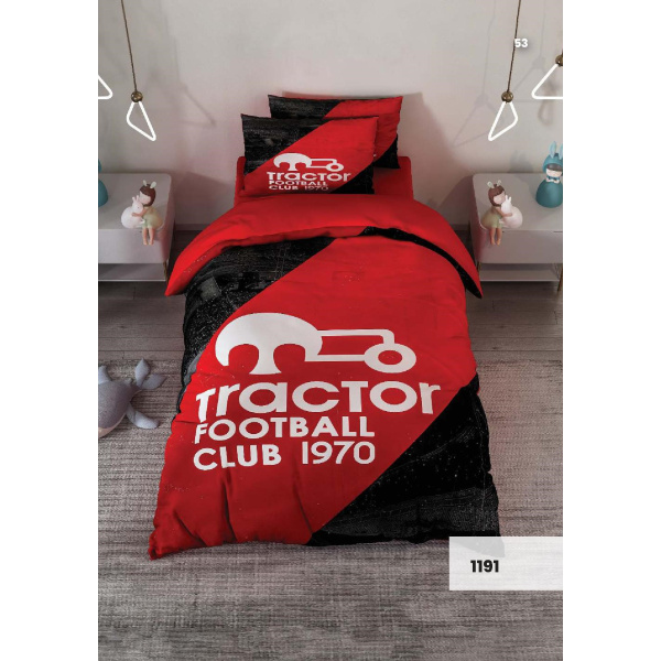 روتختی سه بعدی یک نفره طرح تراکتور مدل 1191 کارینا 5 تکه سایز 120x200 