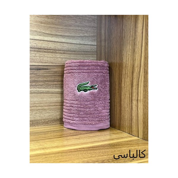 حوله دست و صورت نارین ساپ تبریز مدل (Lagos) رنگ کالبلسی سایز 40x80 سانتی متر