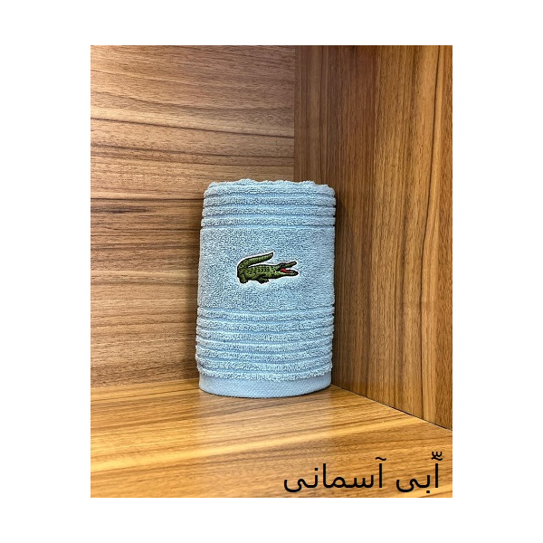 حوله دست و صورت نارین ساپ تبریز مدل (Lagos) رنگ آبی آسمانی سایز 40x80 سانتی متر