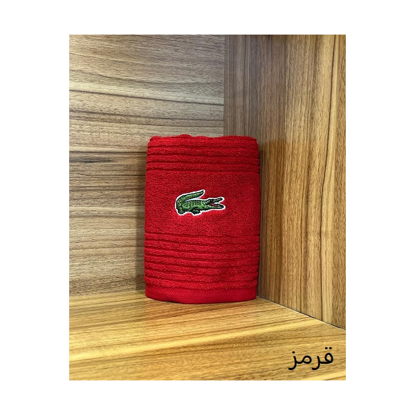 حوله دست و صورت نارین ساپ تبریز مدل (Lagos) رنگ قرمز سایز 40x80 سانتی متر