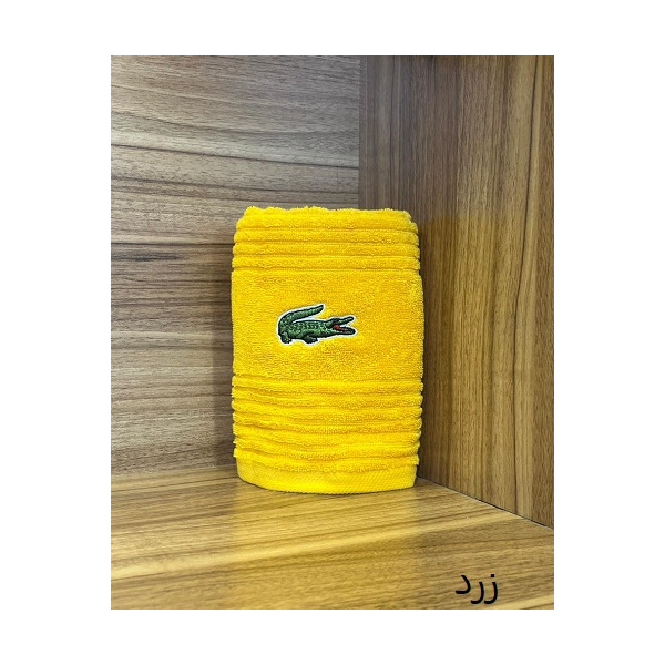 حوله دست و صورت نارین ساپ تبریز مدل (Lagos) رنگ زرد سایز 40x80 سانتی متر