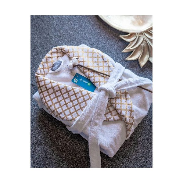 حوله تن پوش نارین ساپ narin sap گلد سفید سایز 125 لارج (L)