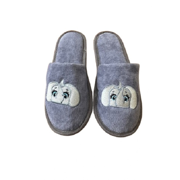 دمپایی حوله ای حمام نارین ساپ بچه گونه طرح فیل 