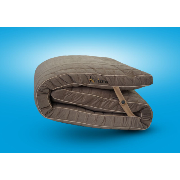 تشک زمینی (تشک مهمان) مدل کاریزما رنگ کرم نسکافه ای سایز 90در 200