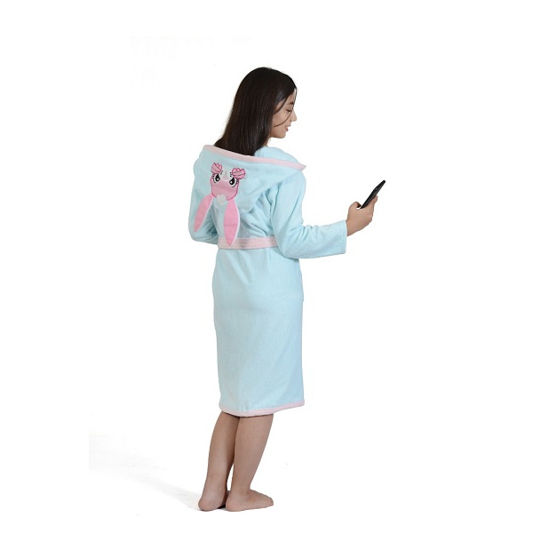 حوله تن پوش کودک نارین ساپ Narin sap طرح خرگوش سایز 90 (8-6ساله)